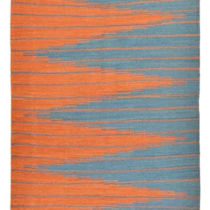 Kelim teppe - Trendy - 150 x 103 cm - flerfarget
