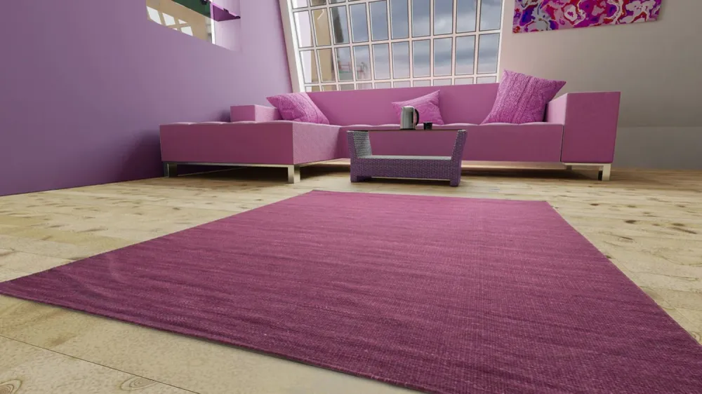 Kelim teppe - Trendy - 160 x 90 cm - lilla
