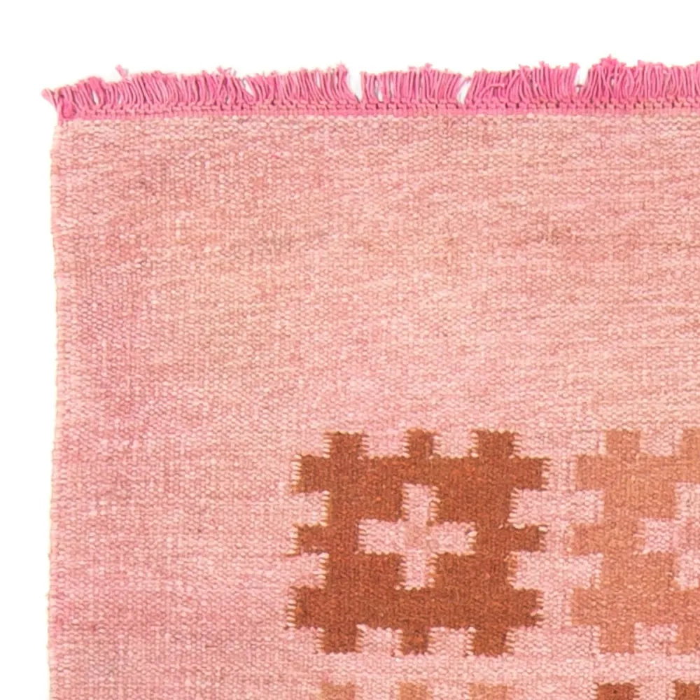 Kelim teppe - Trendy - 179 x 117 cm - rosa