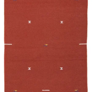 Kelim teppe - Trendy - 180 x 120 cm - rød