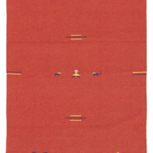 Kelim teppe - Trendy - 180 x 120 cm - rød