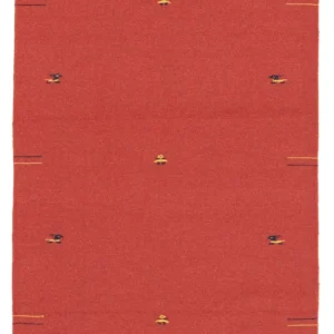 Kelim teppe - Trendy - 180 x 120 cm - rød