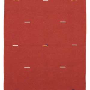 Kelim teppe - Trendy - 180 x 120 cm - rød