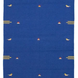 Kelim teppe - Trendy - 180 x 120 cm - blå