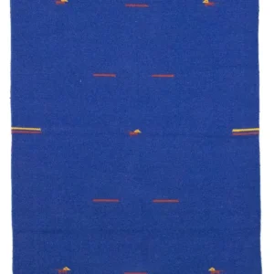 Kelim teppe - Trendy - 180 x 120 cm - blå