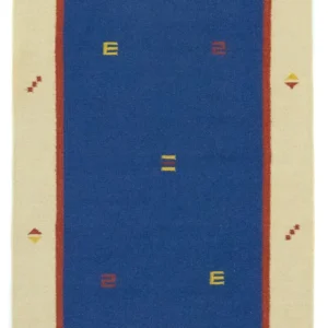 Kelim teppe - Trendy - 180 x 120 cm - blå