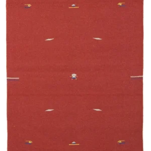 Kelim teppe - Trendy - 180 x 120 cm - rød