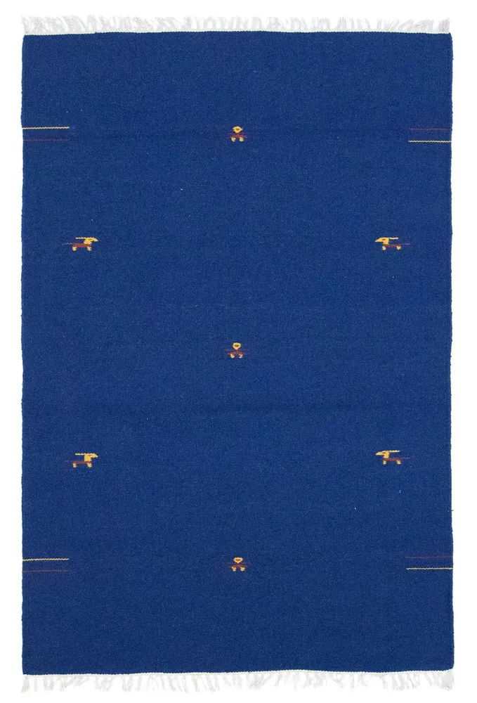 Kelim teppe - Trendy - 180 x 120 cm - blå