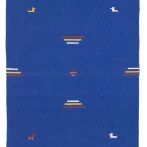 Kelim teppe - Trendy - 180 x 120 cm - blå