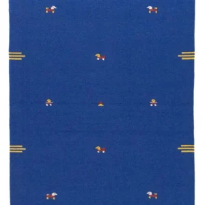 Kelim teppe - Trendy - 180 x 120 cm - blå