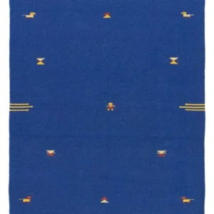 Kelim teppe - Trendy - 180 x 120 cm - blå
