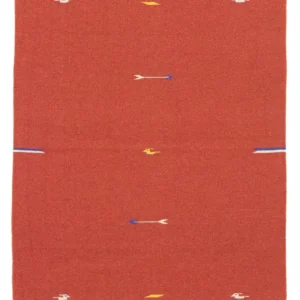 Kelim teppe - Trendy - 180 x 120 cm - rød