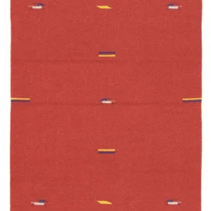 Kelim teppe - Trendy - 180 x 120 cm - rød