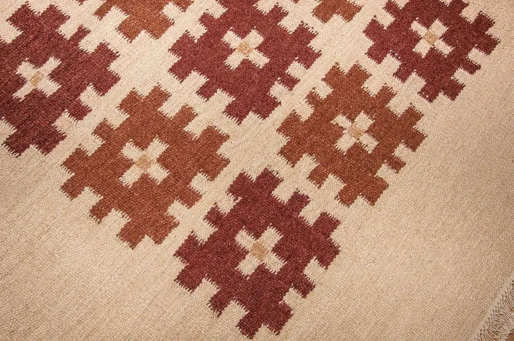 Kelim teppe - Trendy - 180 x 120 cm - rød