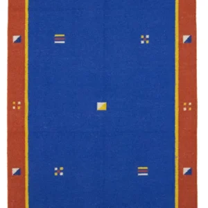 Kelim teppe - Trendy - 180 x 120 cm - blå