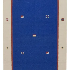 Kelim teppe - Trendy - 180 x 120 cm - blå