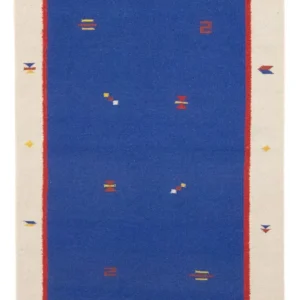 Kelim teppe - Trendy - 180 x 120 cm - blå