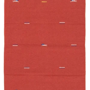 Kelim teppe - Trendy - 180 x 120 cm - rød