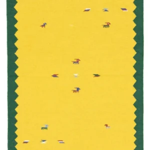 Kelim teppe - Trendy - 180 x 120 cm - gul