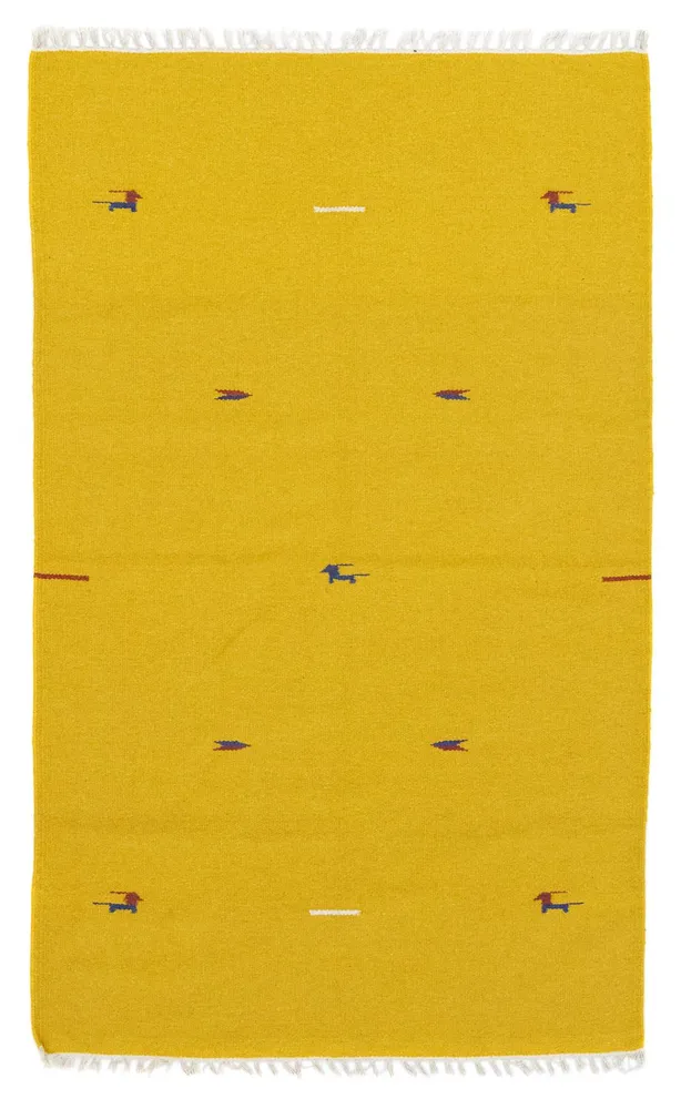 Kelim teppe - Trendy - 180 x 120 cm - gul