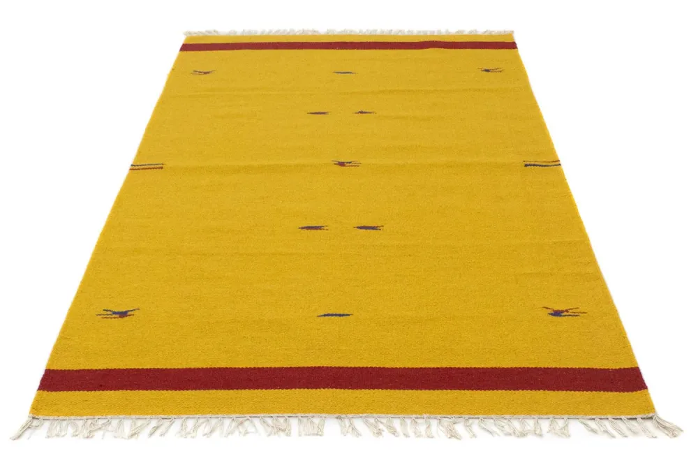 Kelim teppe - Trendy - 180 x 120 cm - gul