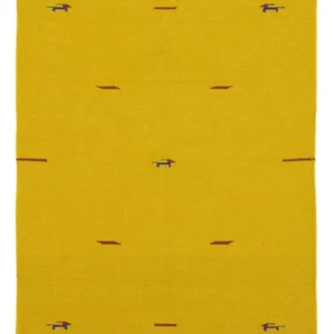 Kelim teppe - Trendy - 180 x 120 cm - gul