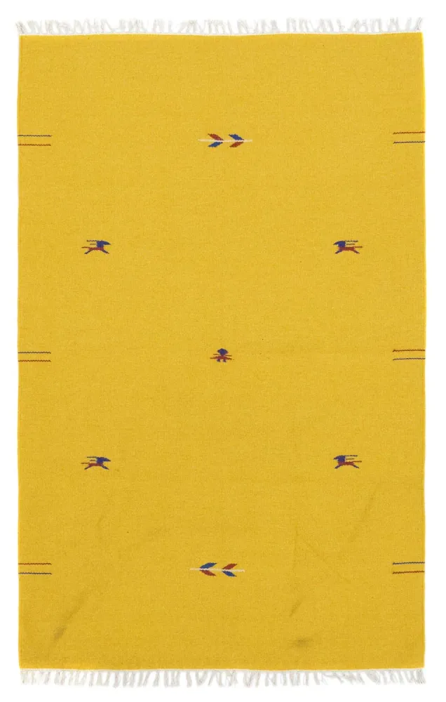 Kelim teppe - Trendy - 180 x 120 cm - gul