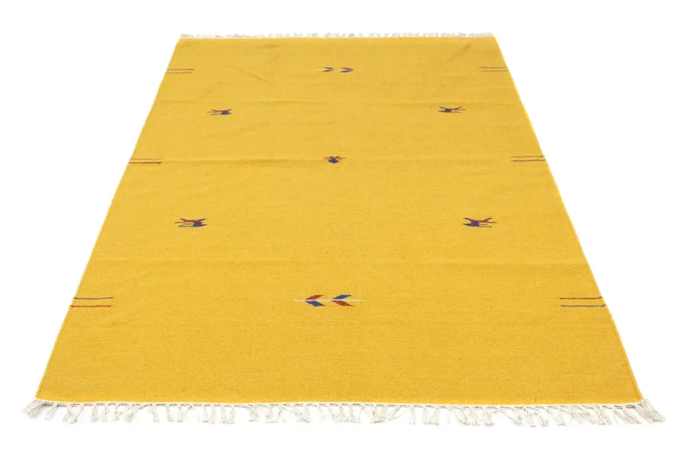 Kelim teppe - Trendy - 180 x 120 cm - gul