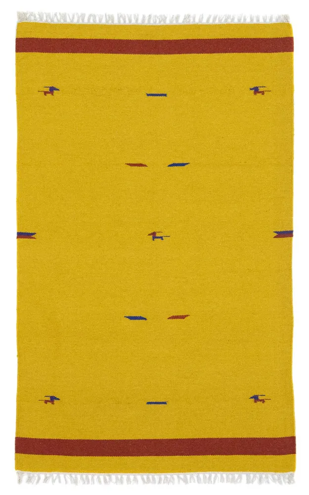Kelim teppe - Trendy - 180 x 120 cm - gul