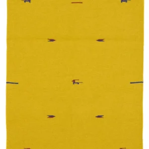 Kelim teppe - Trendy - 180 x 120 cm - gul