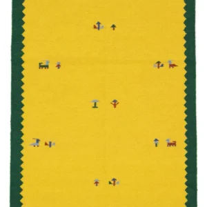 Kelim teppe - Trendy - 180 x 120 cm - gul