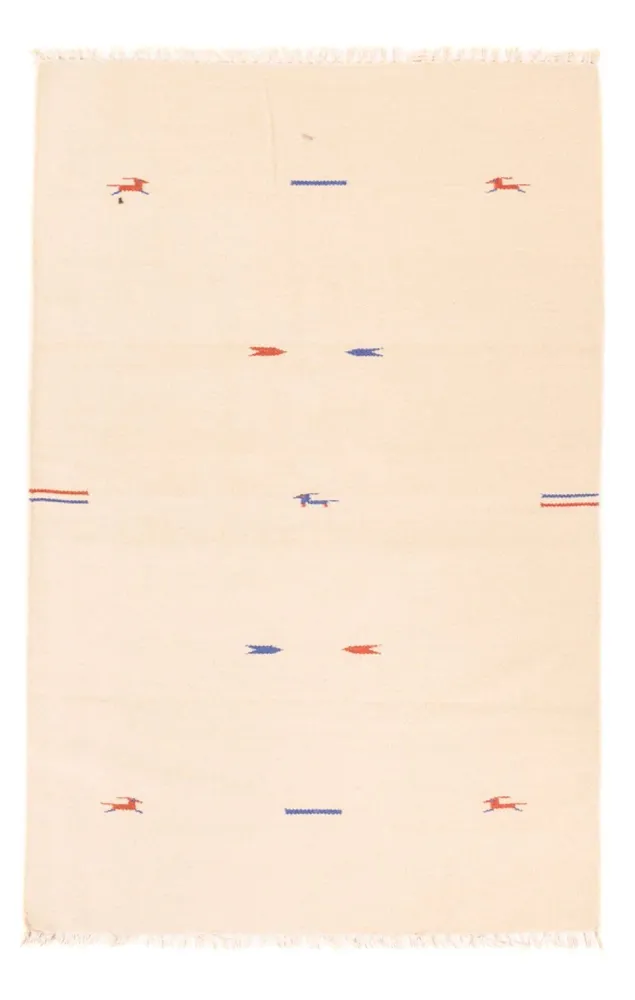 Kelim teppe - Trendy - 180 x 120 cm - naturhvit