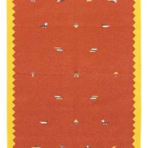 Kelim teppe - Trendy - 180 x 120 cm - oransje