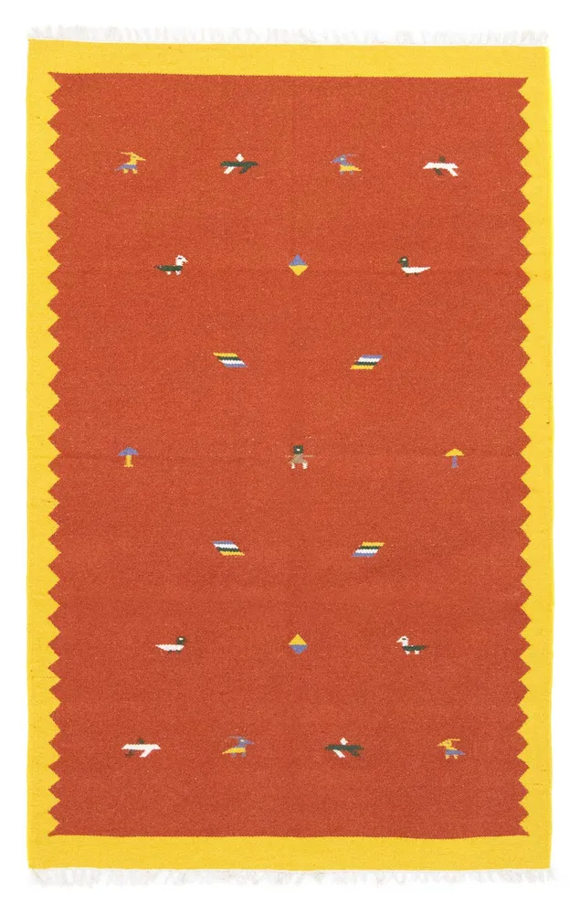 Kelim teppe - Trendy - 180 x 120 cm - oransje