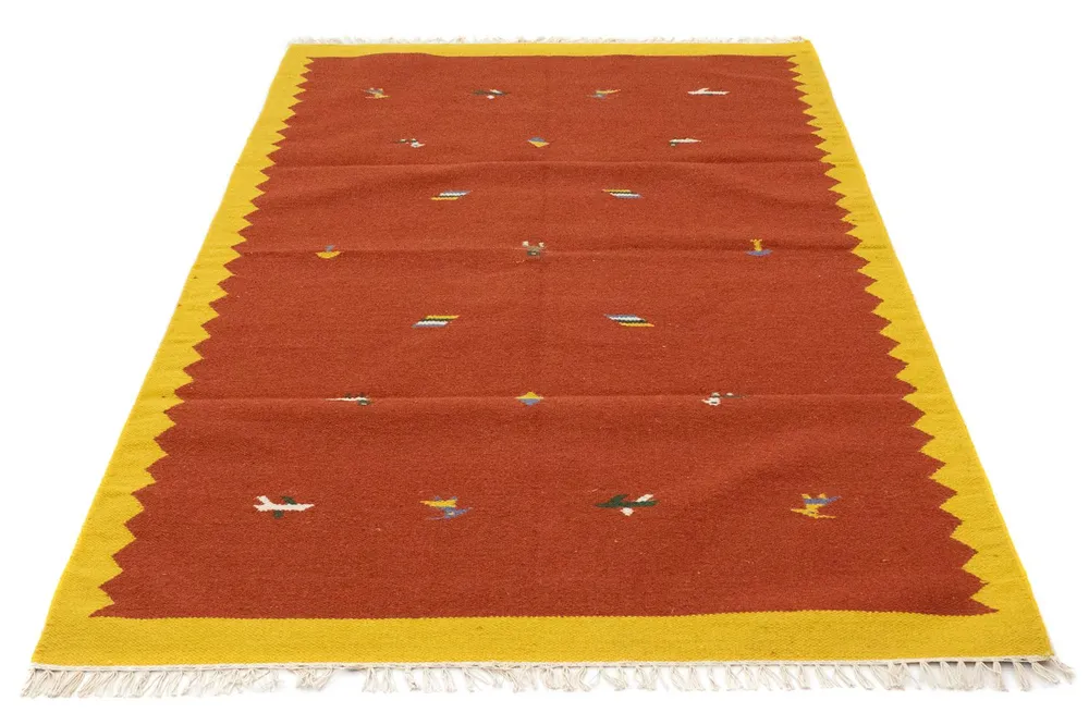 Kelim teppe - Trendy - 180 x 120 cm - oransje