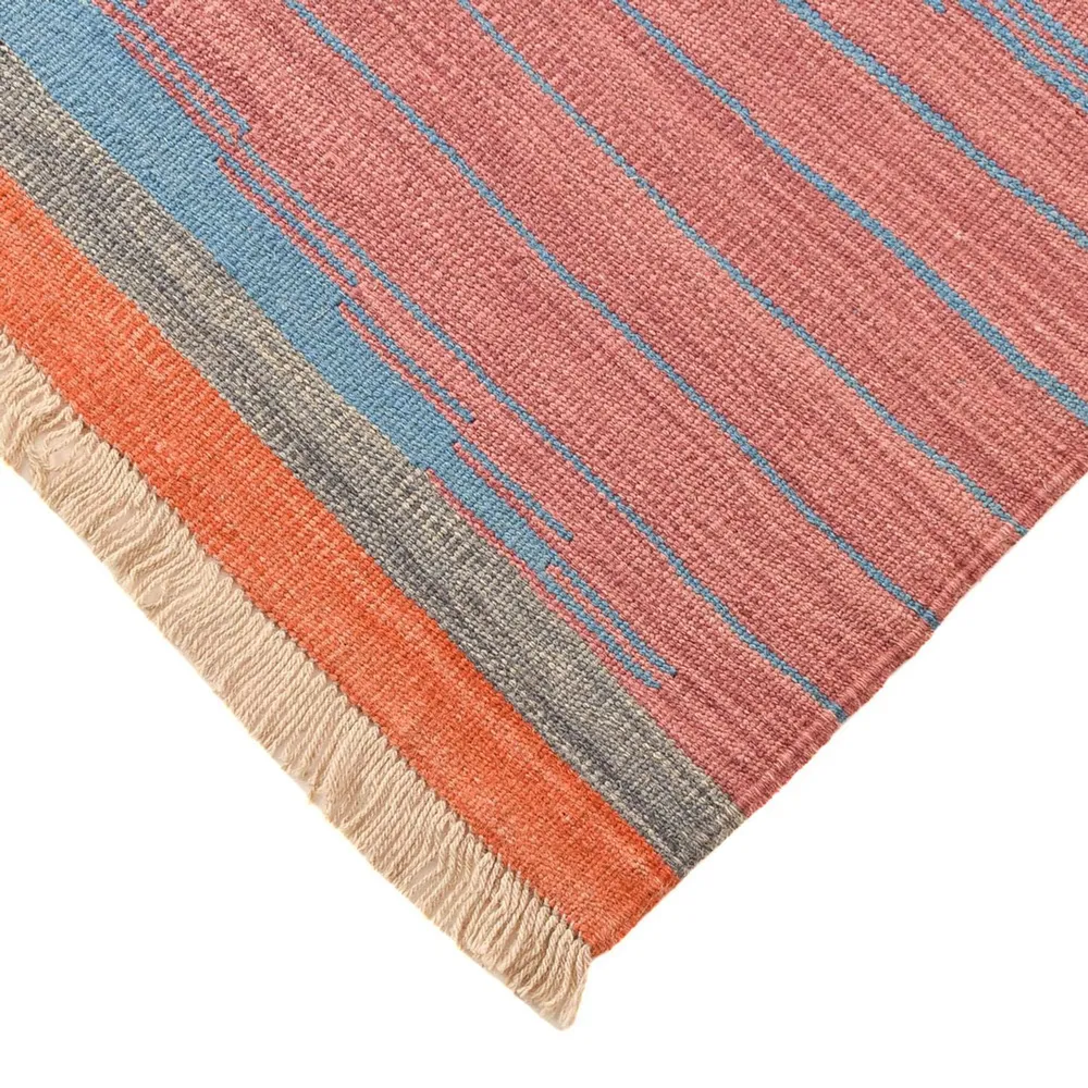 Kelim teppe - Trendy - 188 x 155 cm - flerfarget