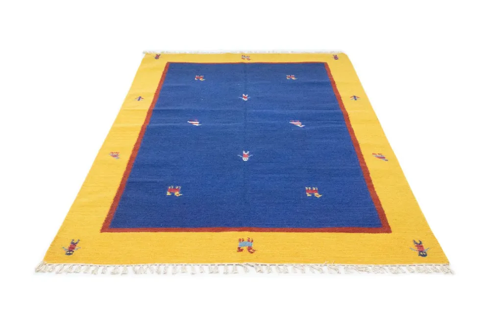 Kelim teppe - Trendy - 200 x 140 cm - blå