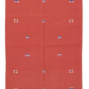 Kelim teppe - Trendy - 200 x 140 cm - rød