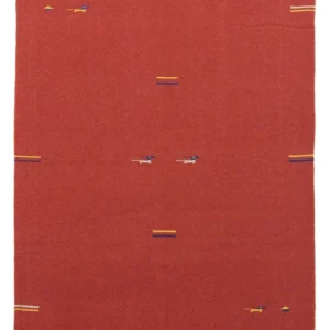 Kelim teppe - Trendy - 200 x 140 cm - rød