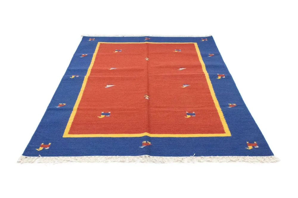 Kelim teppe - Trendy - 200 x 140 cm - rød