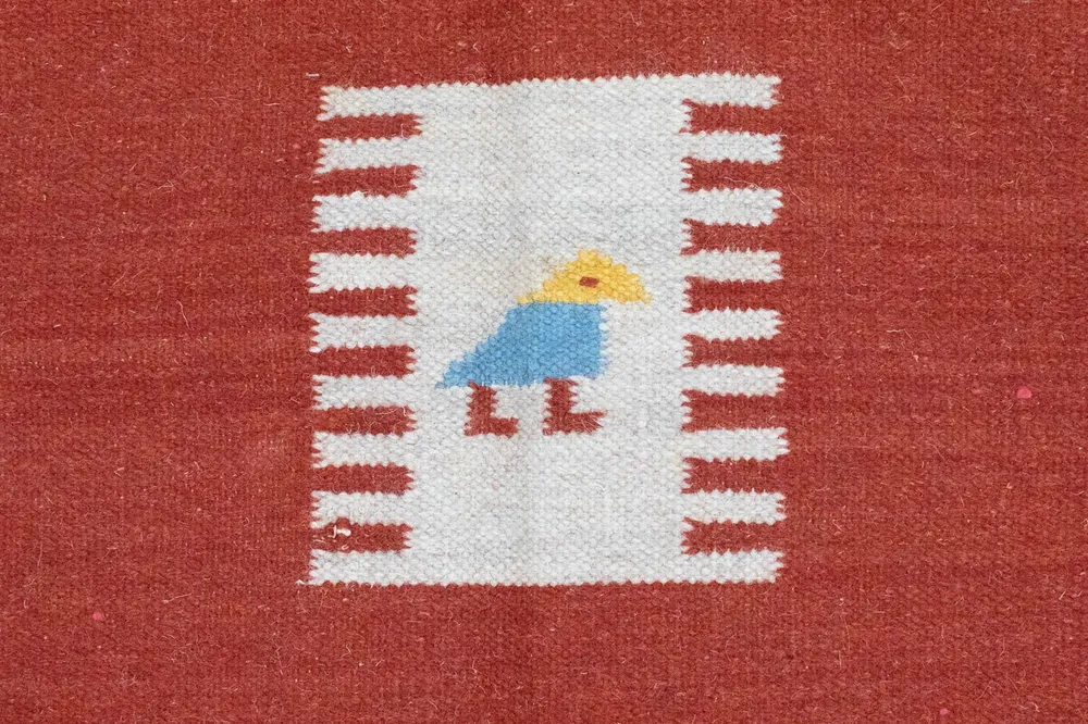 Kelim teppe - Trendy - 200 x 140 cm - rød