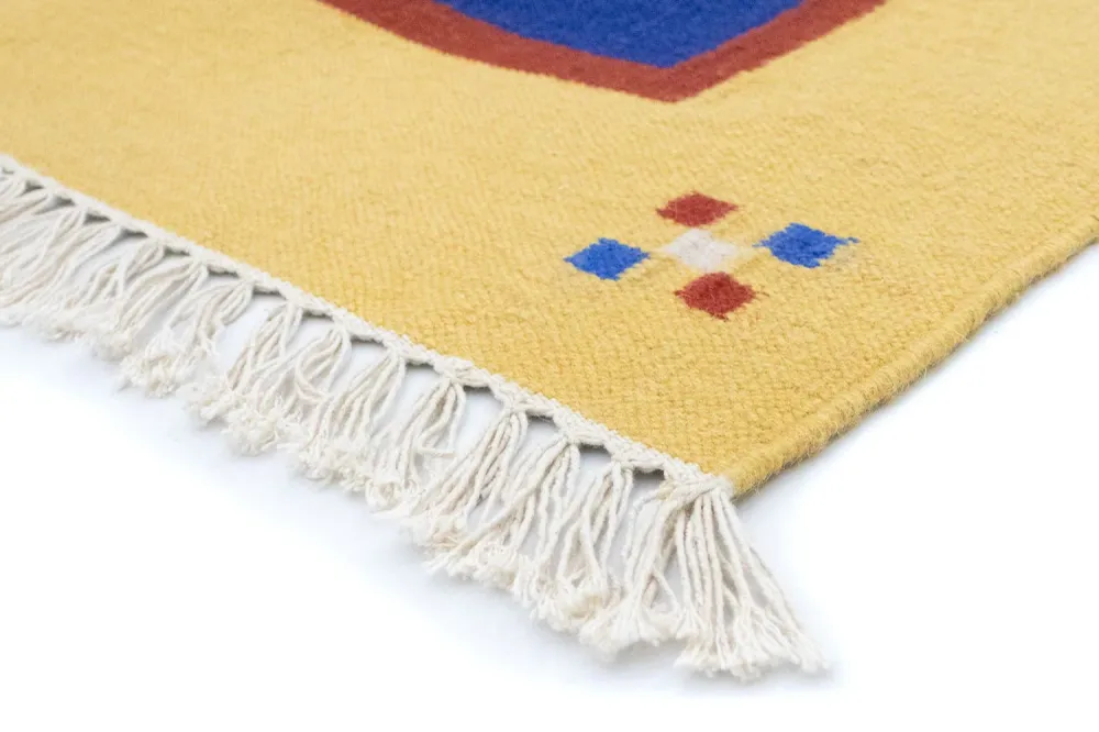 Kelim teppe - Trendy - 200 x 140 cm - blå