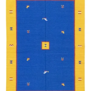 Kelim teppe - Trendy - 200 x 140 cm - blå