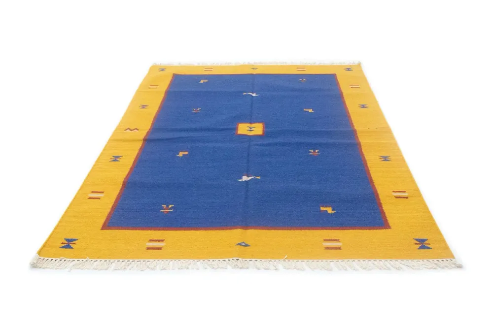Kelim teppe - Trendy - 200 x 140 cm - blå