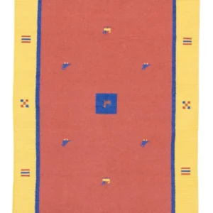 Kelim teppe - Trendy - 200 x 140 cm - rød