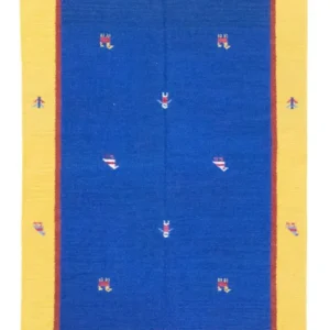 Kelim teppe - Trendy - 200 x 140 cm - blå