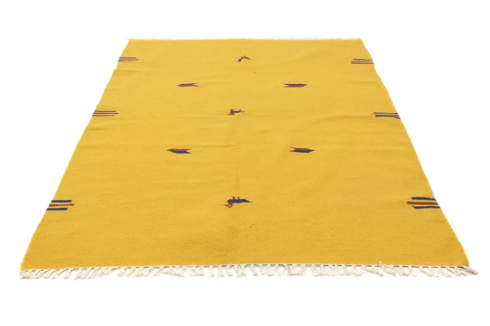 Kelim teppe - Trendy - 200 x 140 cm - gul