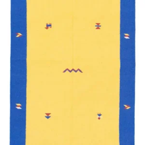 Kelim teppe - Trendy - 200 x 140 cm - gul