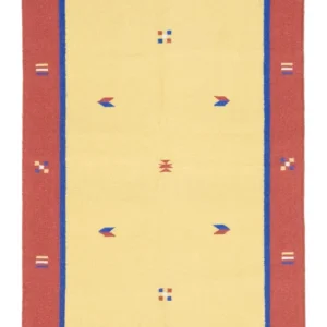 Kelim teppe - Trendy - 200 x 140 cm - gul
