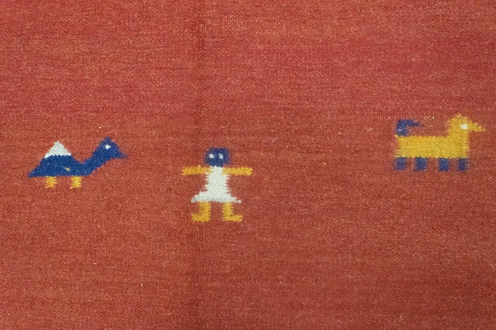 Kelim teppe - Trendy - 200 x 140 cm - oransje